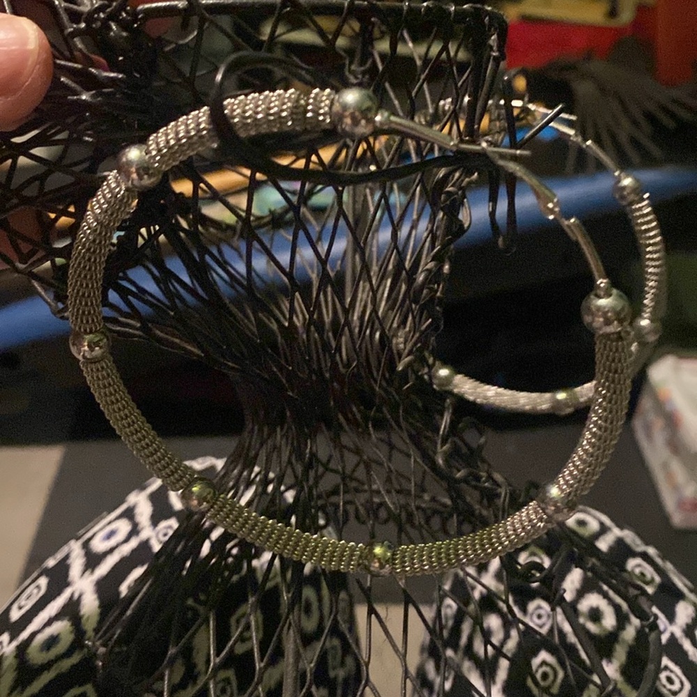 Chico’s Silver Hoop Earrings